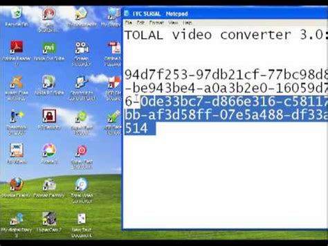 total video converter serial key.